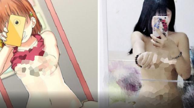 Tren swafoto yang sedang ramai di Tiongkok ini hanya menutupi bagian intim dengan satu jari.